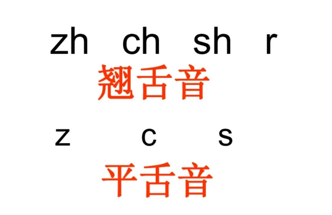 翘舌音与平舌音区分_普通话声韵规律_平舌音和翘舌音练习