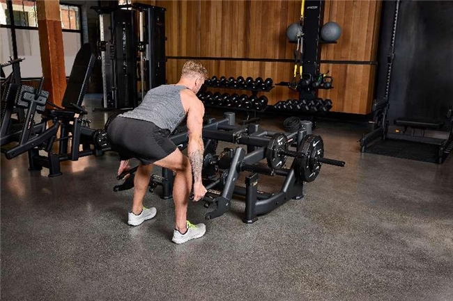 综合训练器 史密斯机_Precor必确Glutebuilder系列练臀器械_史密斯臀推训练器双线性轴承系统