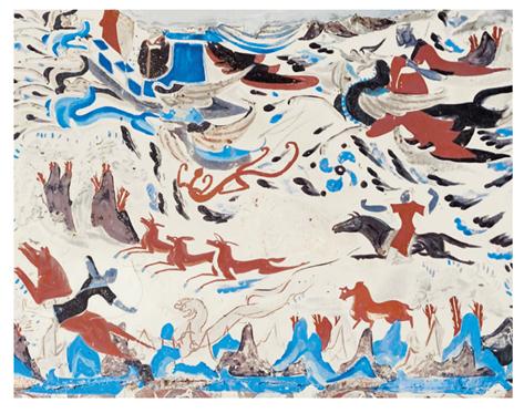 敦煌壁画特点_敦煌壁画艺术美学风格_敦煌壁画崇高与优雅