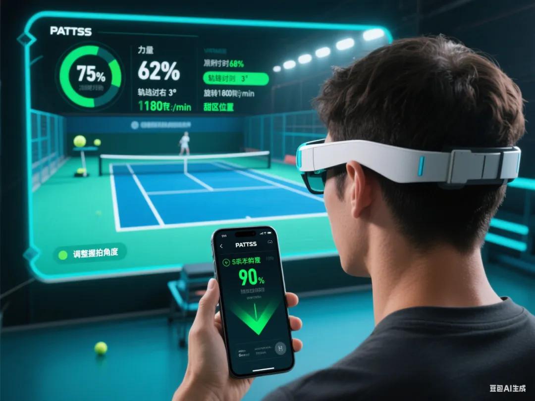 传感器黑科技网球训练_智能网球训练系统_综合训练器锻炼轨迹