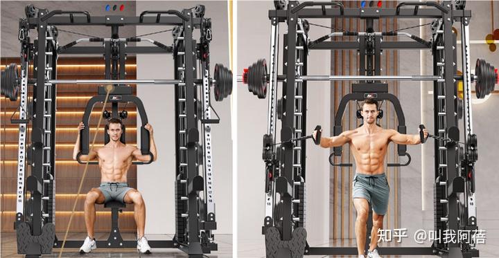 史密斯综合训练器_飞鸟架_史密斯一体机